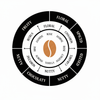 Roue Aromatique – Grain de café orange