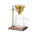 KINTO - Kit Station Slow Coffee Style Bois et Or